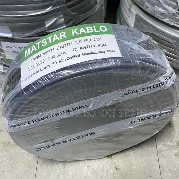 90M 2.5mm Twin With Earth Long-Lasting Mat Star Twin + Earth