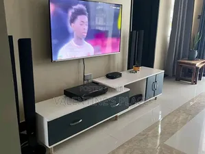 Modern 7 FT TV Stand – Elegant Durable TV Cabinet