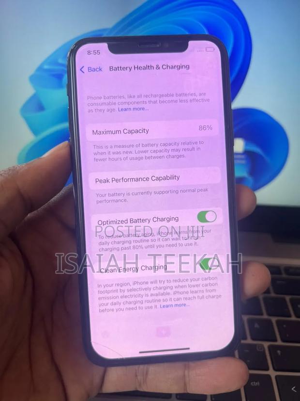 Apple iPhone X 256 GB Gray - thumbnail 2