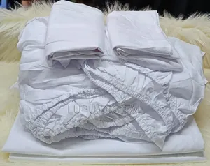 4 Piece Plain Patterned Bedsheets Sets*