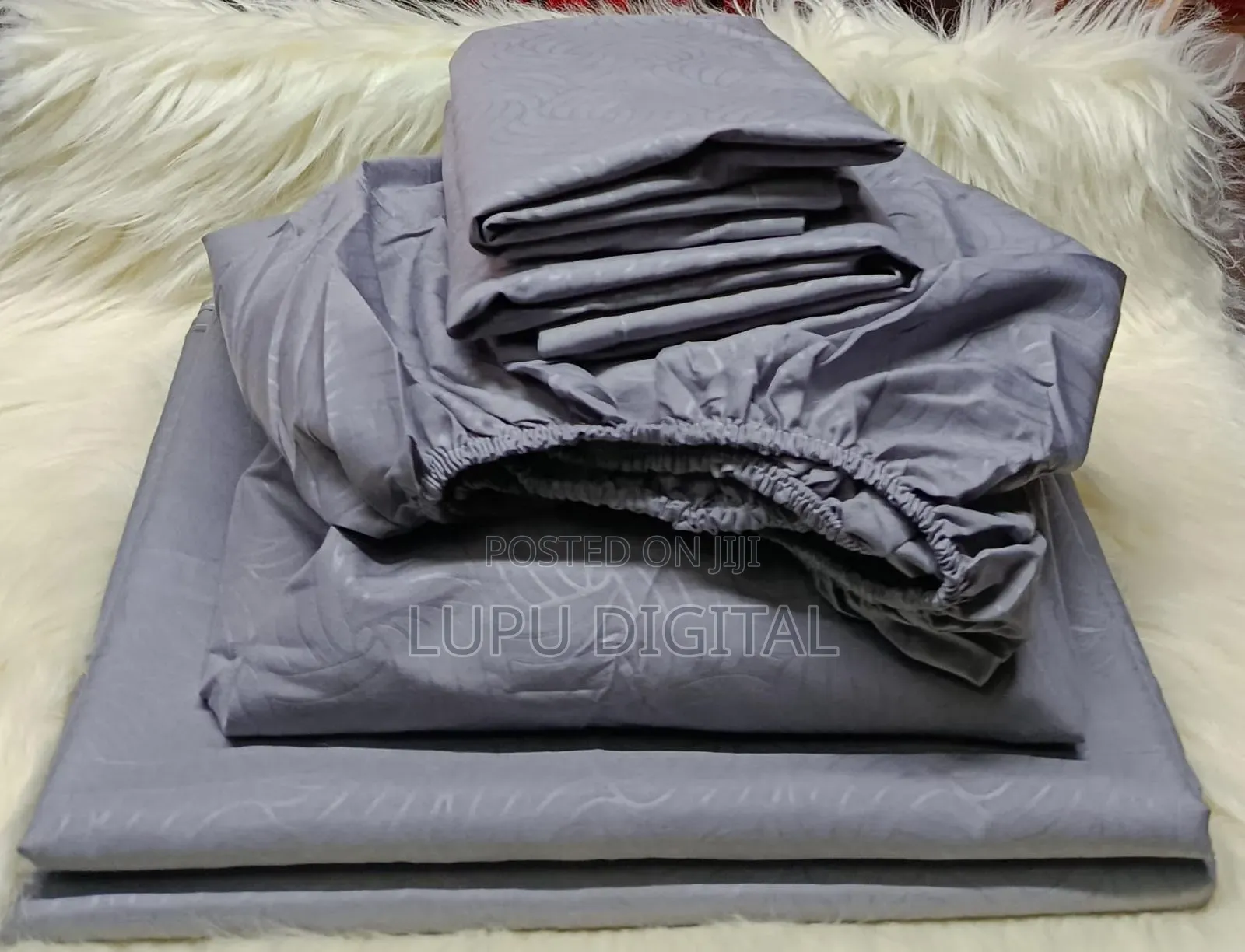 4 Piece Plain Patterned Bedsheets Sets*