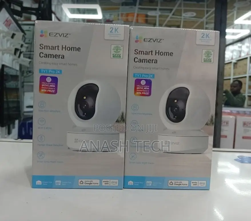 EZVIZ TY1 Indoor PT Camera – AI Detection Remote Viewing