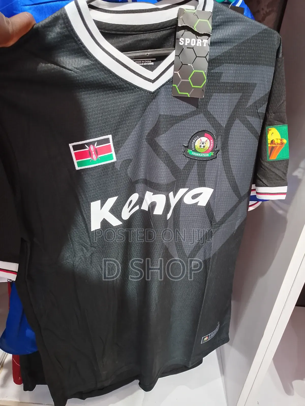 Black Original Kenya Jersey
