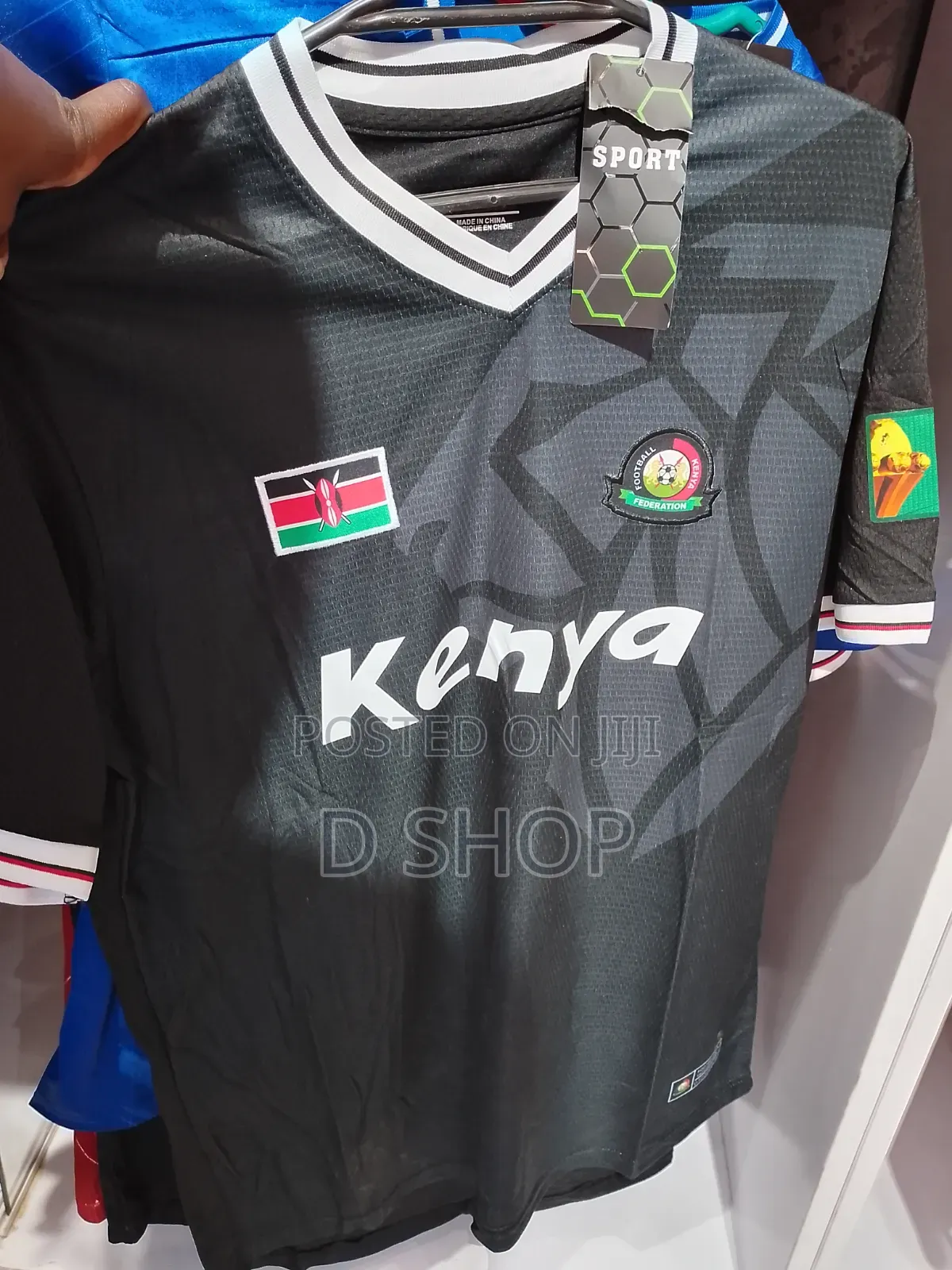 Black Original Kenya Jersey