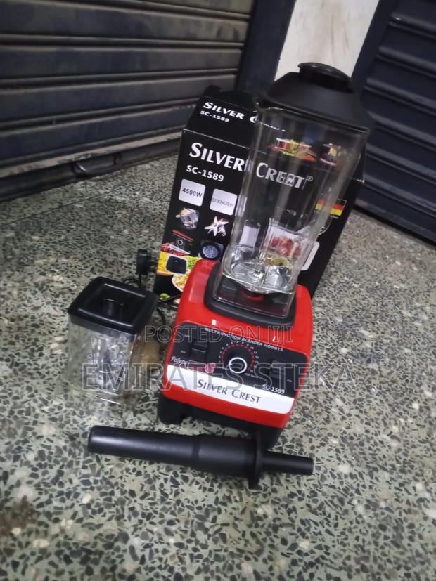 SILVER CREST 2-in-1 Commercial Blender 4500W Plastic Double Jug