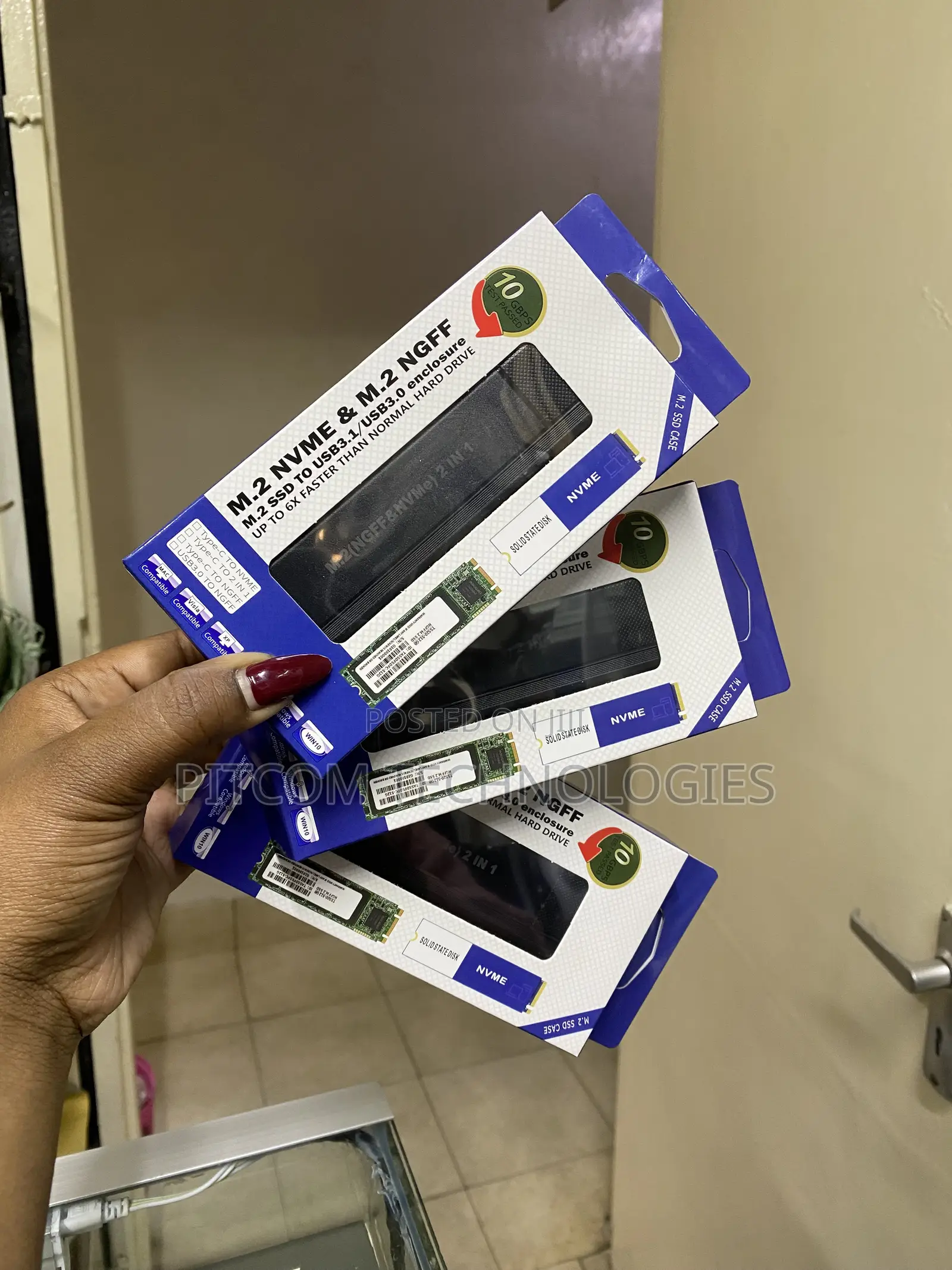 M.2 and Nvme SSD External Reader Casing