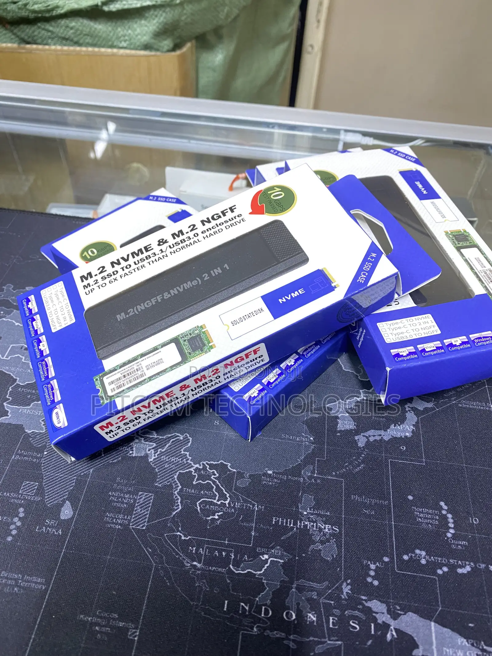M.2 and Nvme SSD External Reader Casing