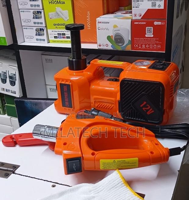 Carjack and Air Compressor - main view