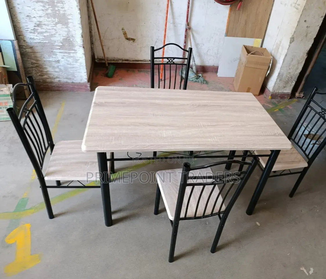 Premium Executive 4-Seater Dining Table Set – Built for Comfort