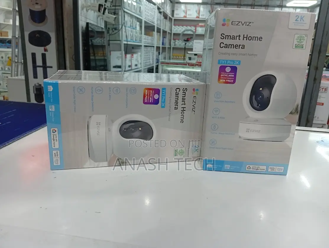 EZVIZ TY1 Indoor PT Camera – AI Detection Remote Viewing