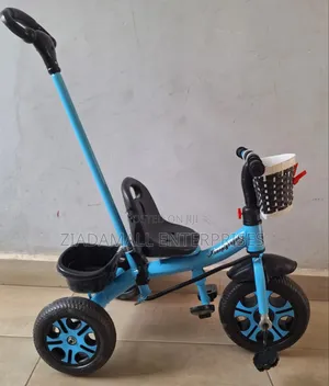 Tricycle With Push Handle
