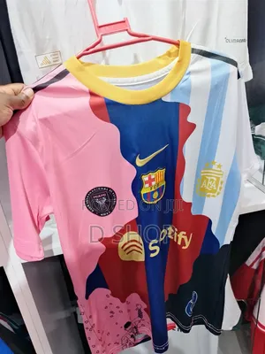 Custom Mashup Fusion Jersey.(Miami CF, Barcelona and Argentina)