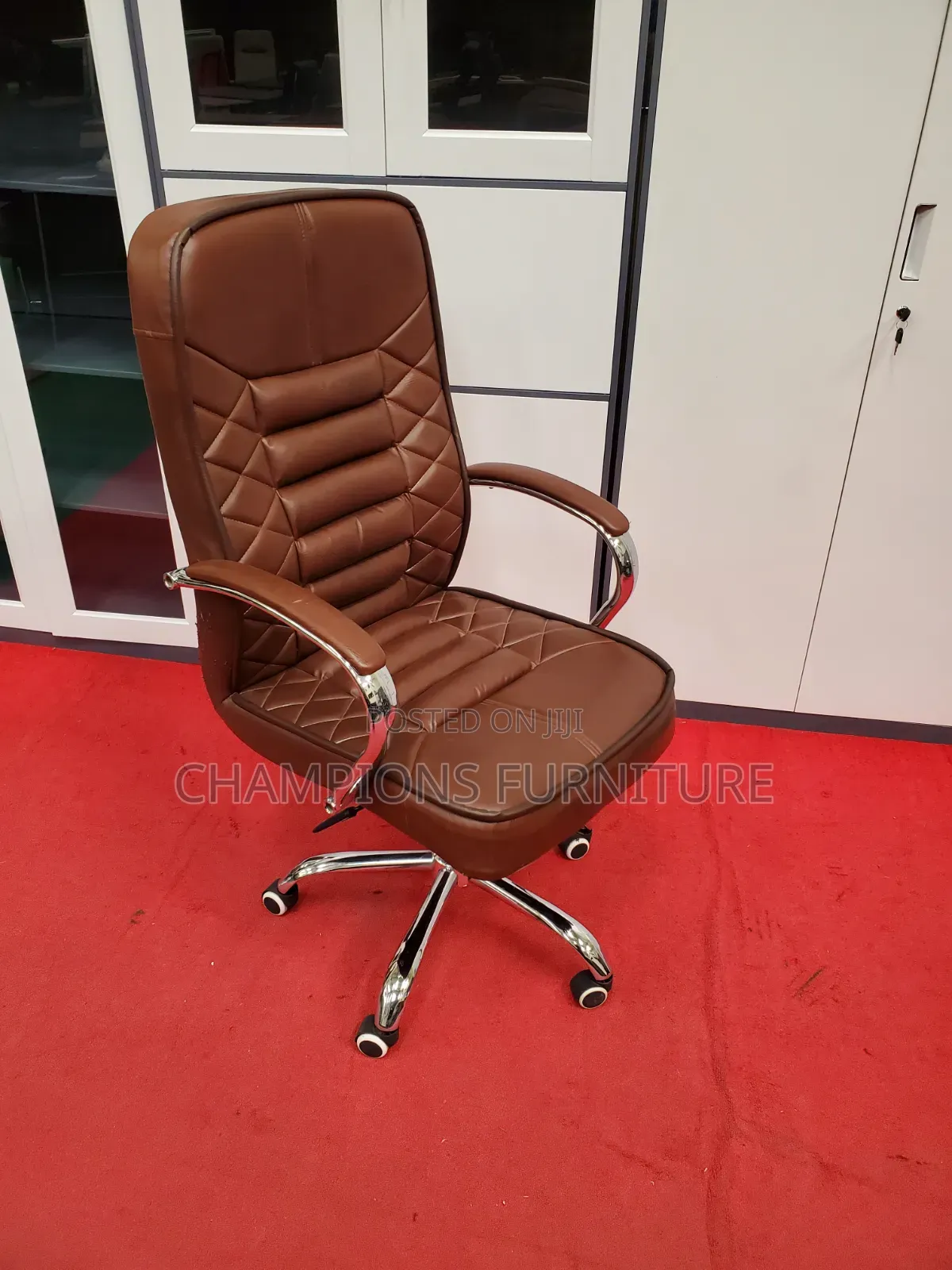 Lux Brown Office Chair