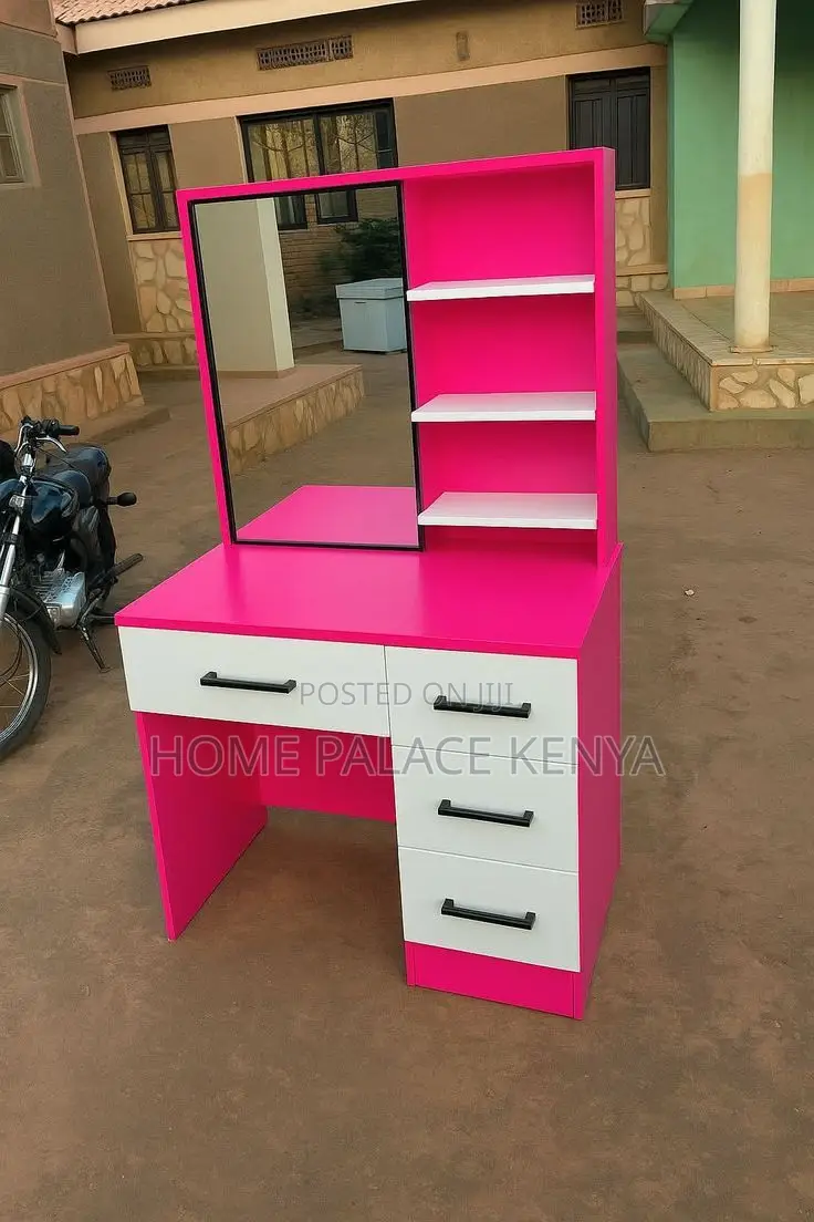 Vanity Set; Premium MDF Dressing Table Set With Mirror