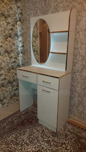 Vanity Set; Premium MDF Dressing Table Set With Mirror