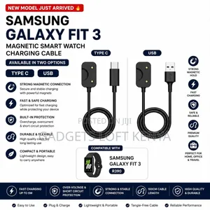 Magnetic Charging Cable for Samsung Galaxy Fit 3 R390 (USB Type C)