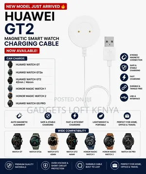 GT2 Magnetic Charger for Huawei Watch GT/GT2/GT2e Honor