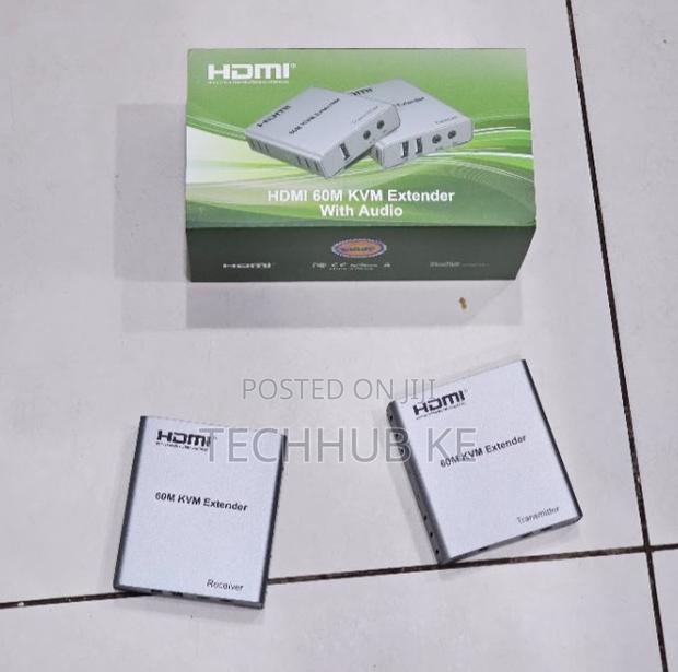 60M HDMI KVM Extender With USB Keyboard Mouse Support - main view