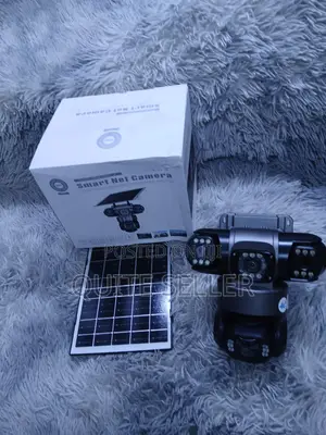 Outdoor Solar Powered Triple Lens Security Camera With HD Night Vision