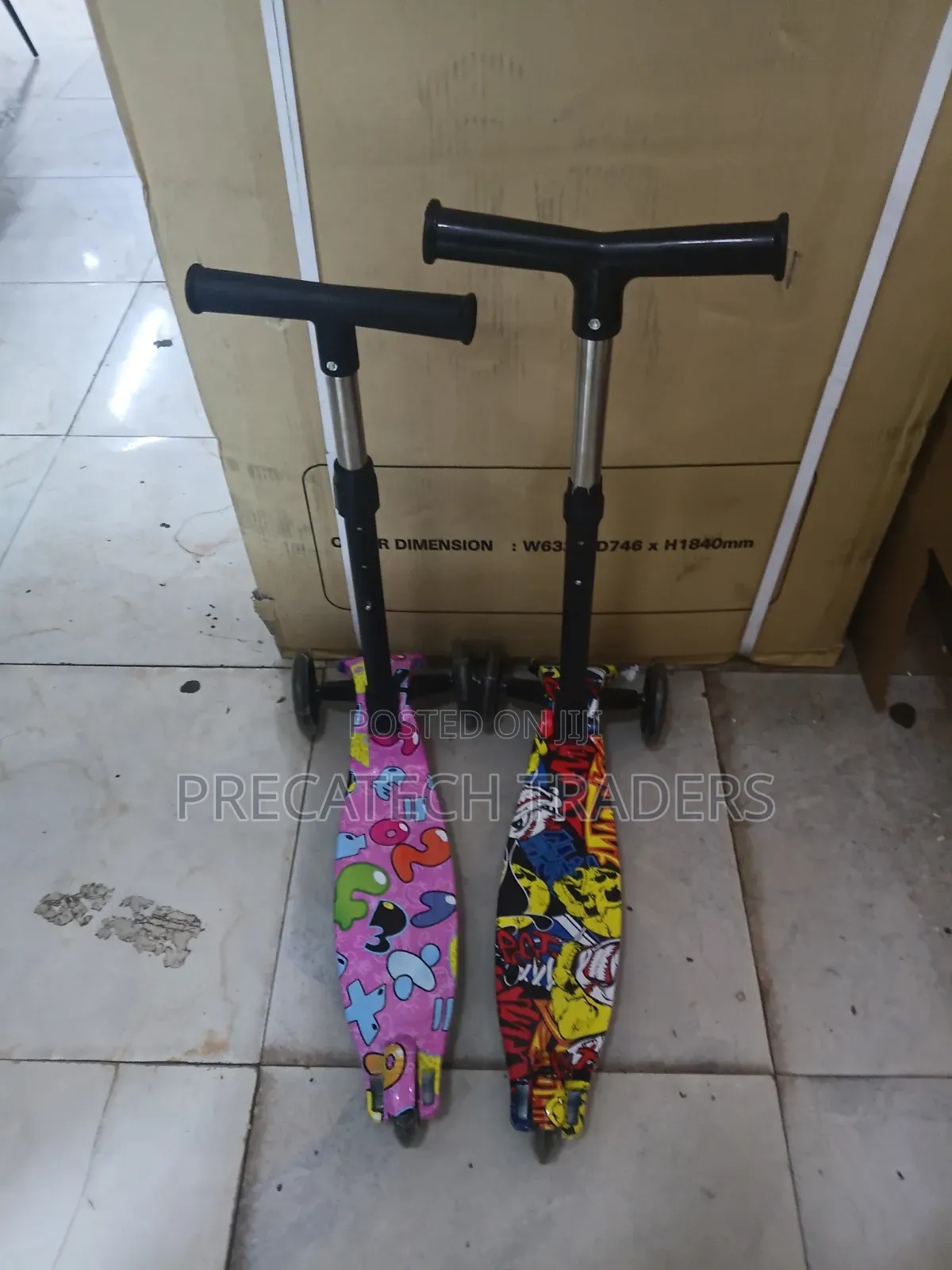 Kids Scooter With Height Adjustable Handle