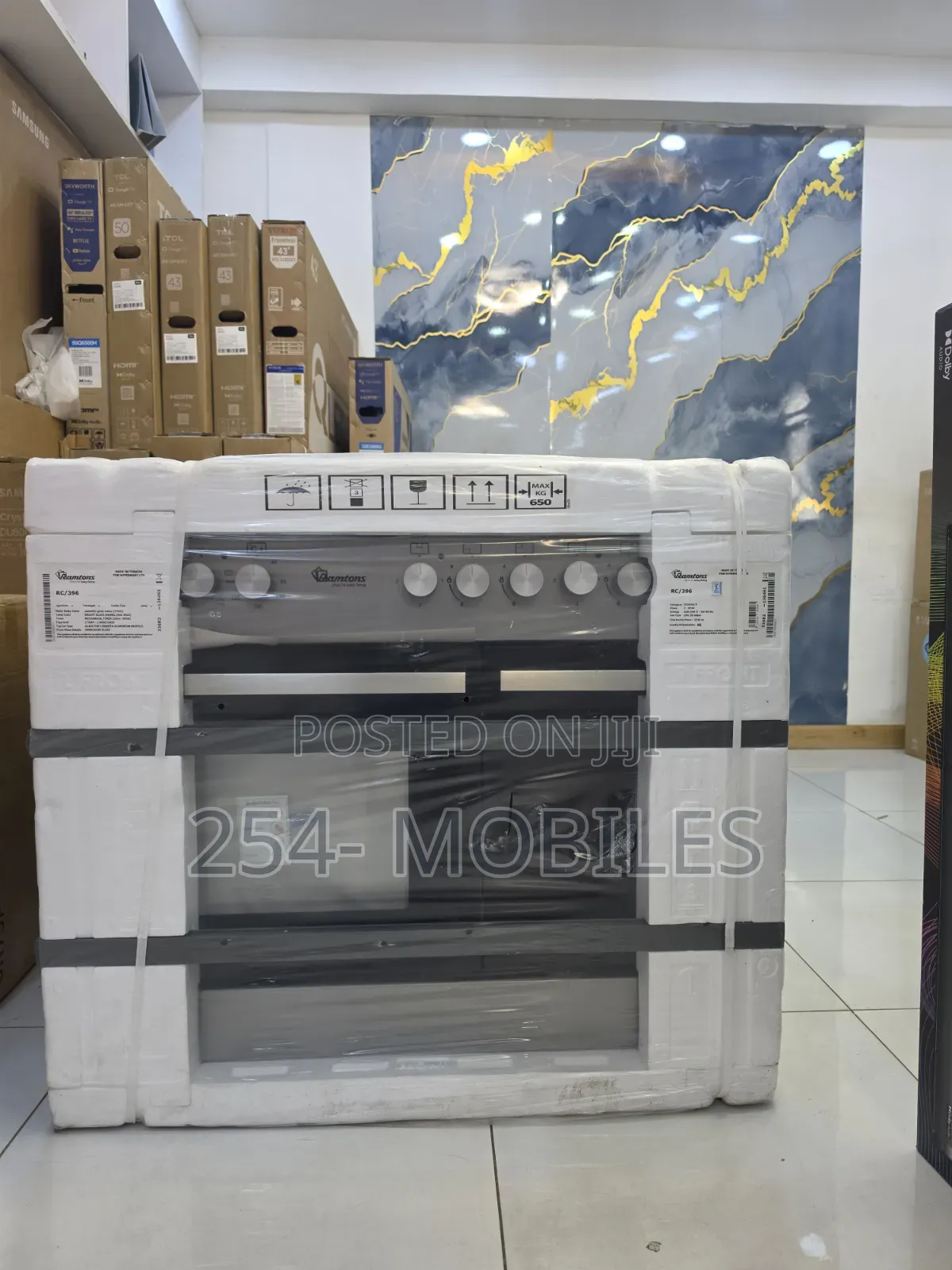 Ramtons 4g+2e 90x60 Silver Go Fs Cooker – (Rc/396)