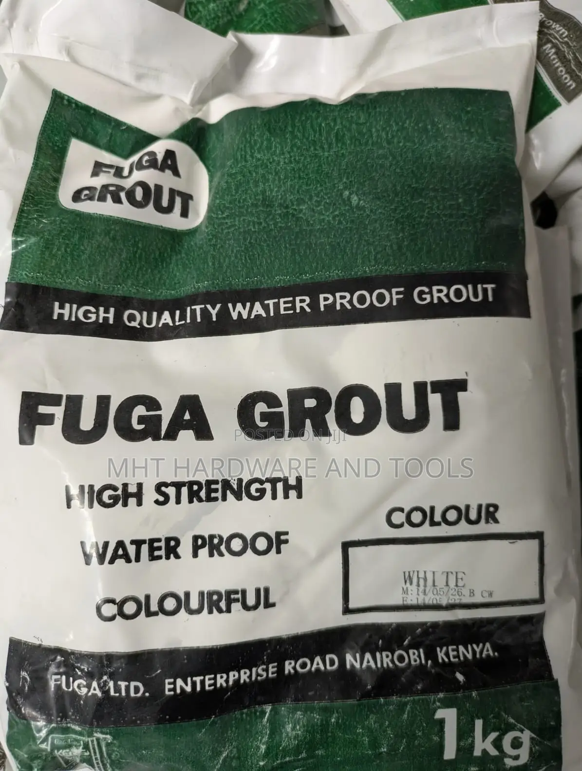 Tile Grout White 1kg