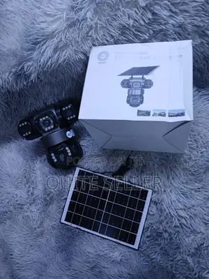 All-in-One Solar Triple Lens CCTV Camera for 24/7 Outdoor Protection
