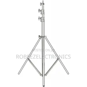 2.6m Heavy Duty Stainless Steel Spring Cushioned Light Stand
