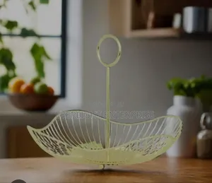 Detachable Metallic Mesh Fruits BASKET With Stand