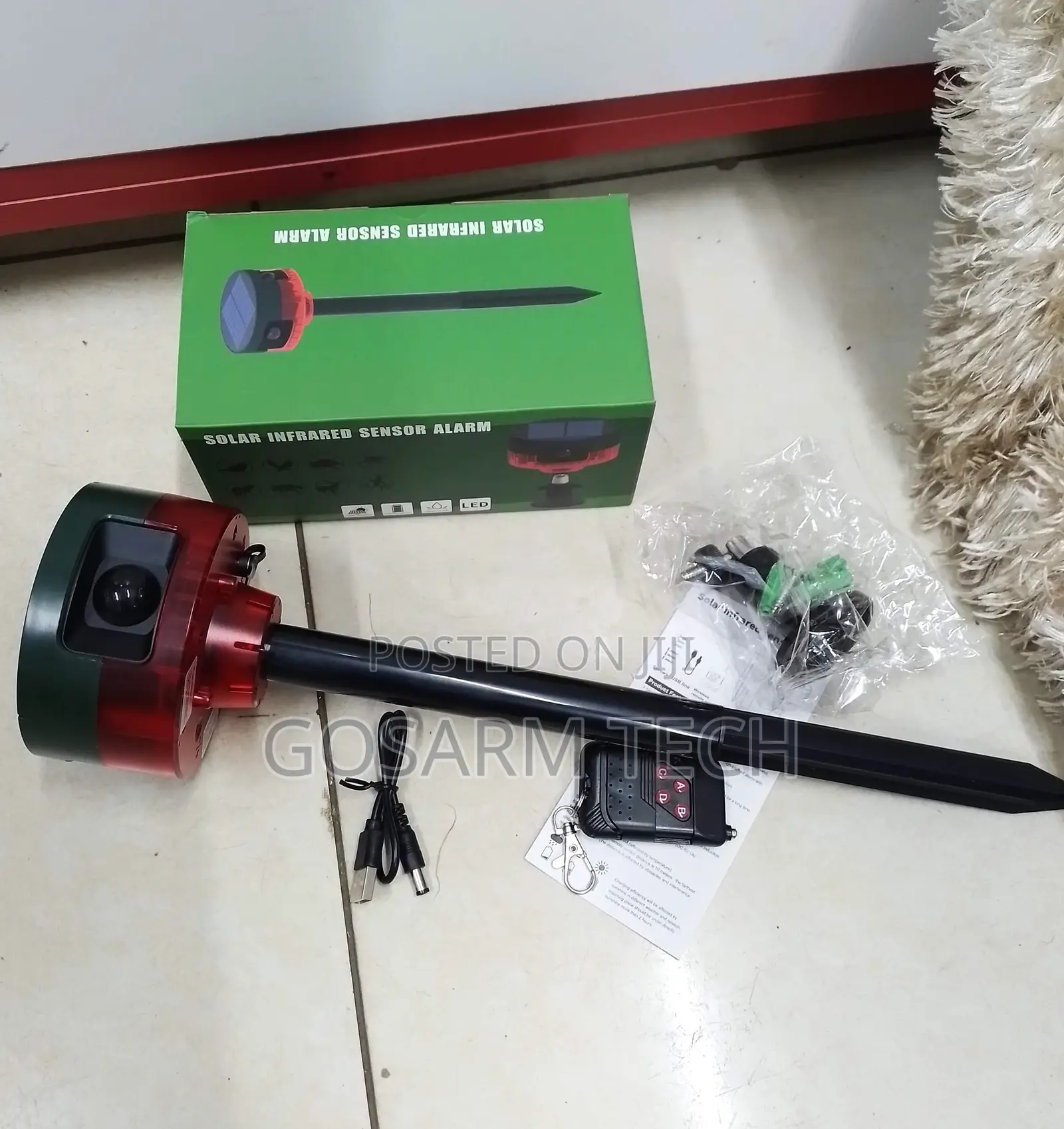 Wireless Solar Motion Sensor Alarm – Home, Farm Shop Security System