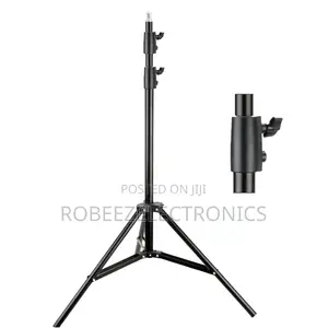 2.6M Spring-Cushioned Aluminium Alloy Studio Light Stand