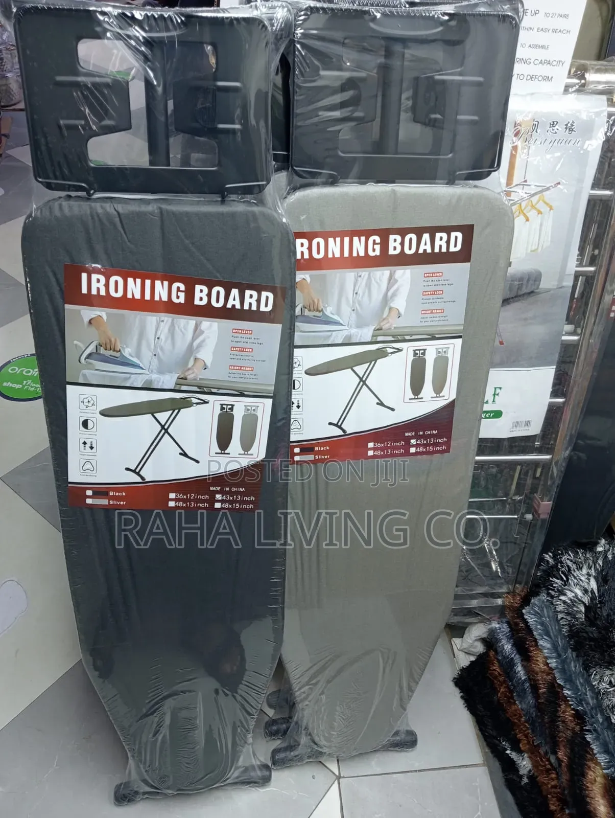 Sturdy Thick Frame Ironing Board | 43x13 Inches