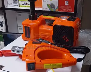Car Lift Jack With Digital Air Compressor and LED Flashlight