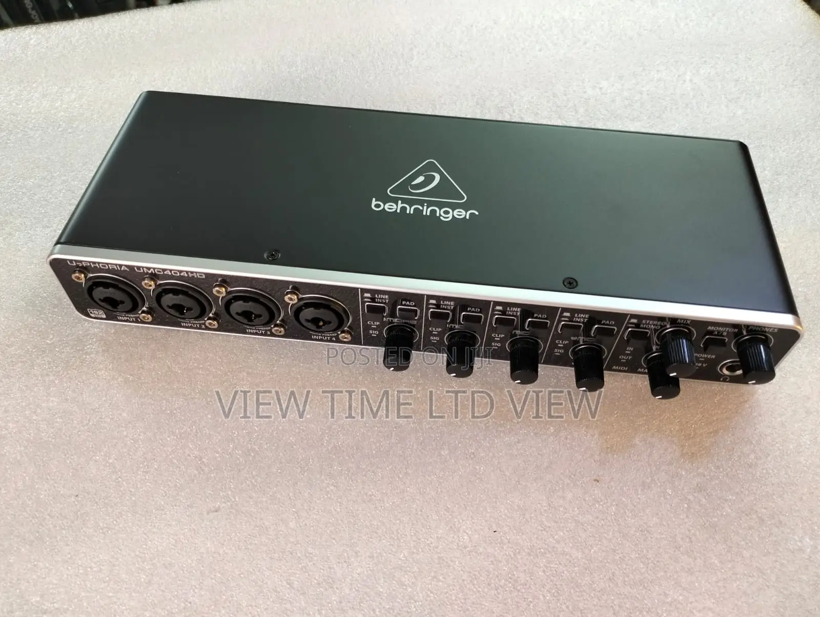 Behringer U-Phoria UMC404HD 4×4 USB Audio/Midi Interface