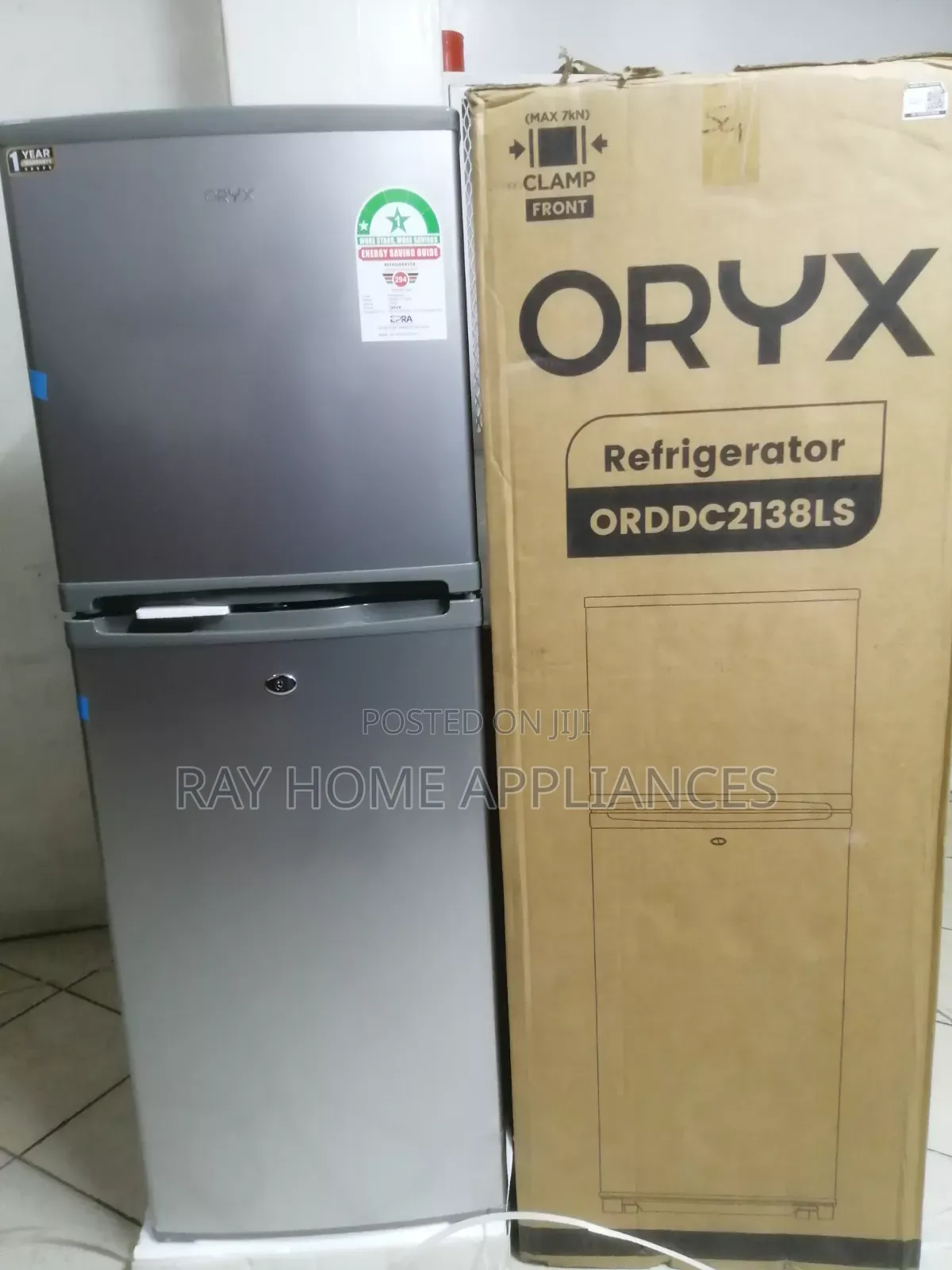Mika Oryx 138litres Double Door Refrigerator