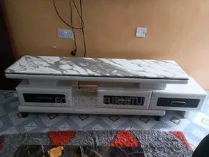Marble TV Stand Adjustable Size on Length