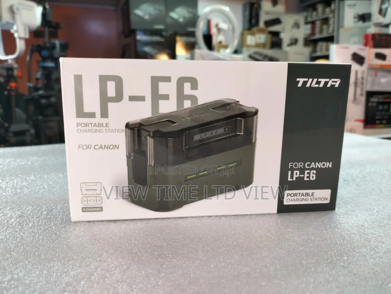 Tilta 4-Channel LP-E6 Portable Charging Station