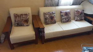 4 Seater Open Sofa Leather