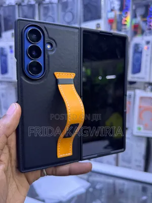 Ravaka Leather Back Cover for Samsung Fold 8 Ultra