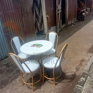 White Set With Powder Coated Finish