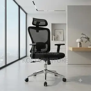 Office Chairs; High Backrest Ergonomic Star Based Swivel Chair