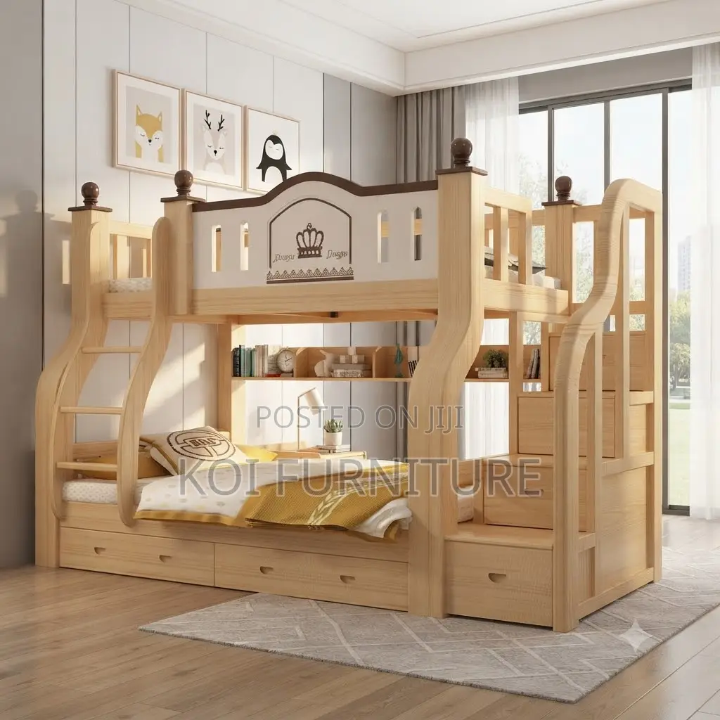 Wooden Double Decker Bed