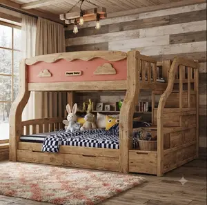 Wooden Double Decker Bed