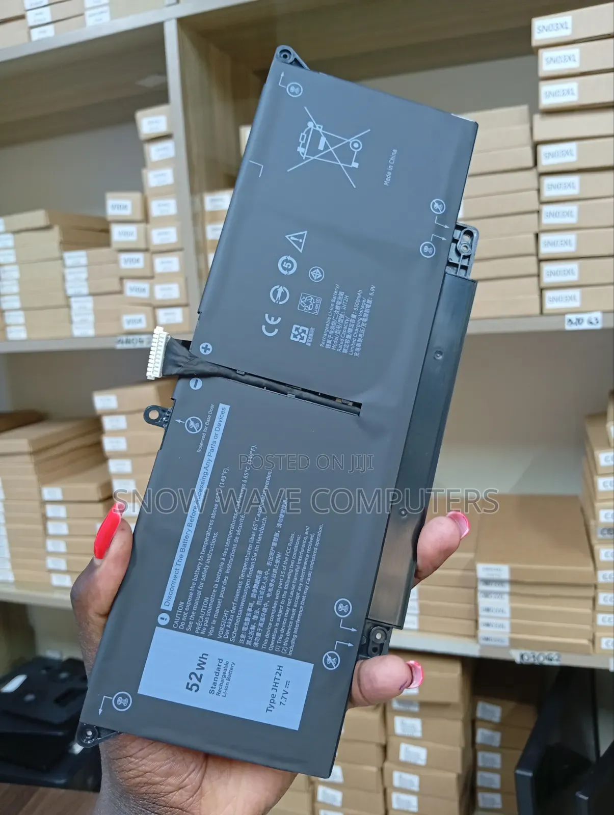 52Wh JHT2H Dell 7410 7310 Laptop Battery