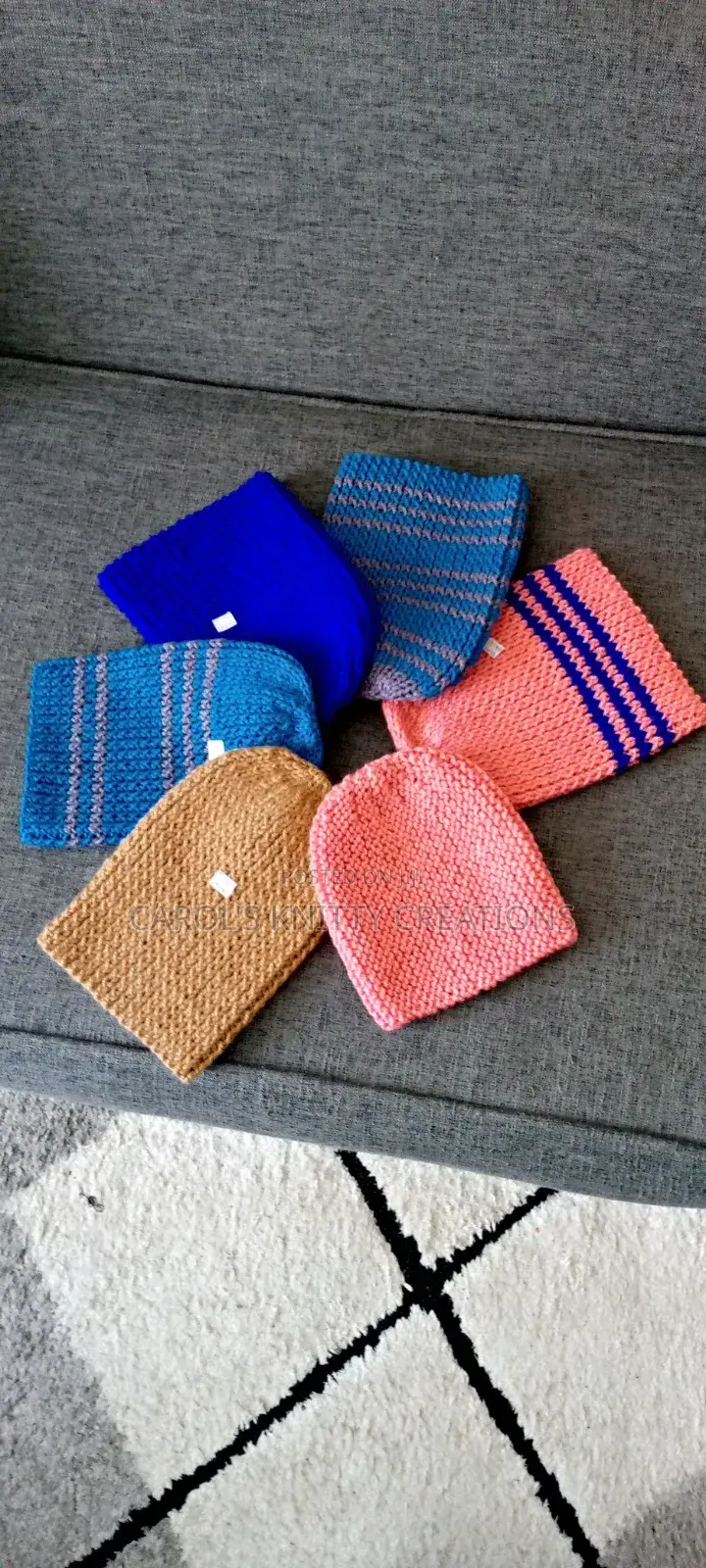 Beannies Hand Knitted