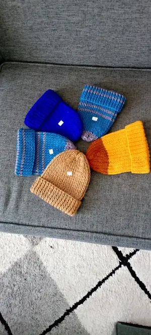 Beannies Hand Knitted