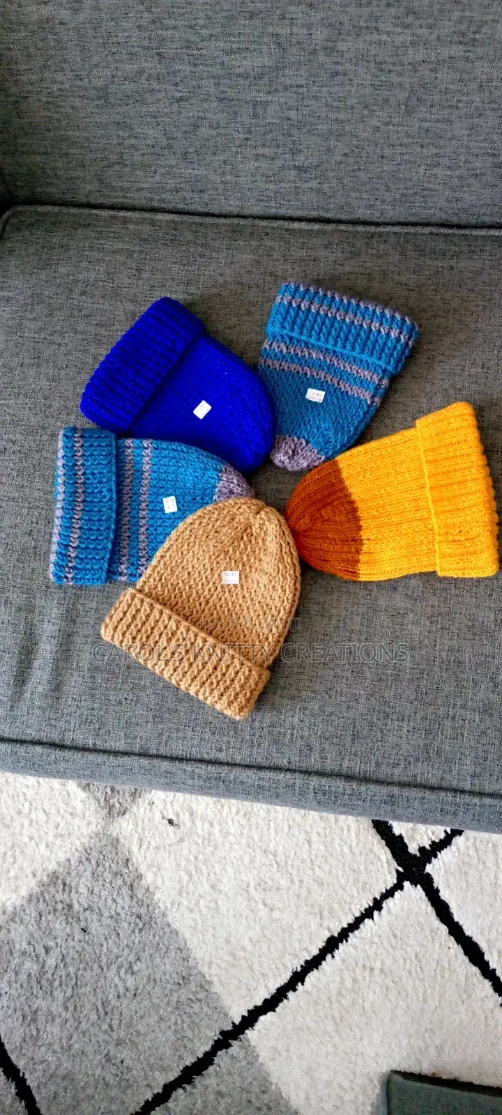 Beannies Hand Knitted