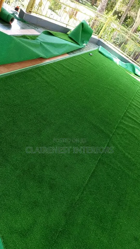 20mm Space Elevation With No Cultivation Artificial Green Grass Carpet