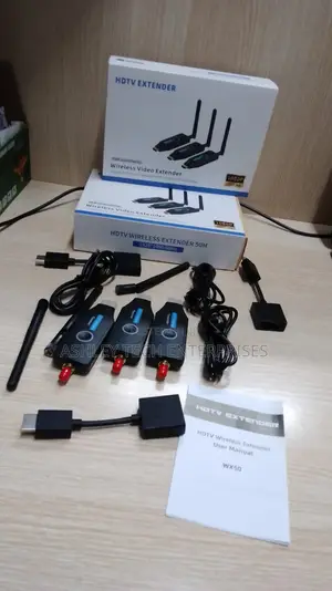 New 50M Wireless HDMI Video Extender With 2 Receivers – Plug Play