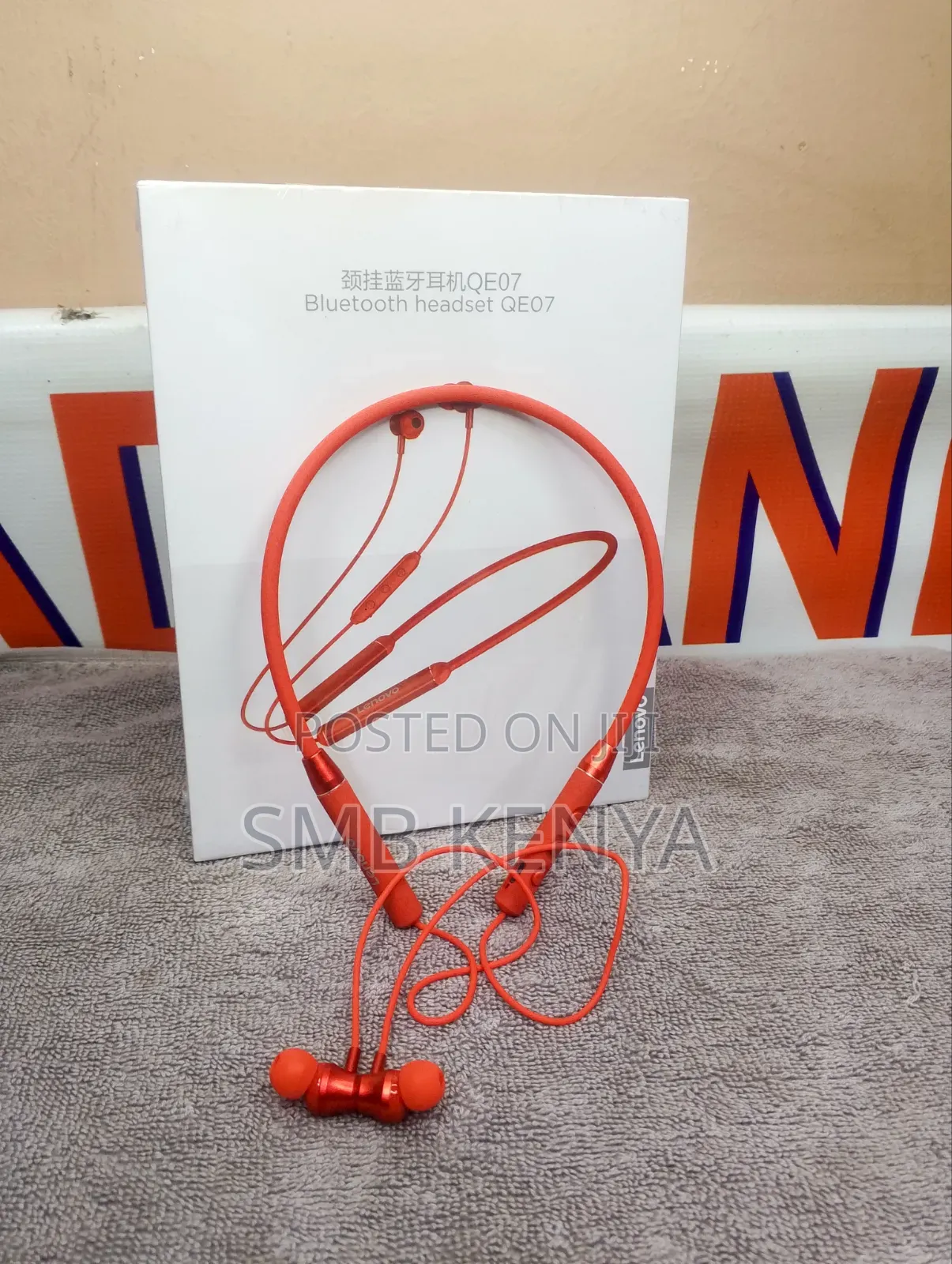 Lenovo QE07 Neckband Wireless Earbuds